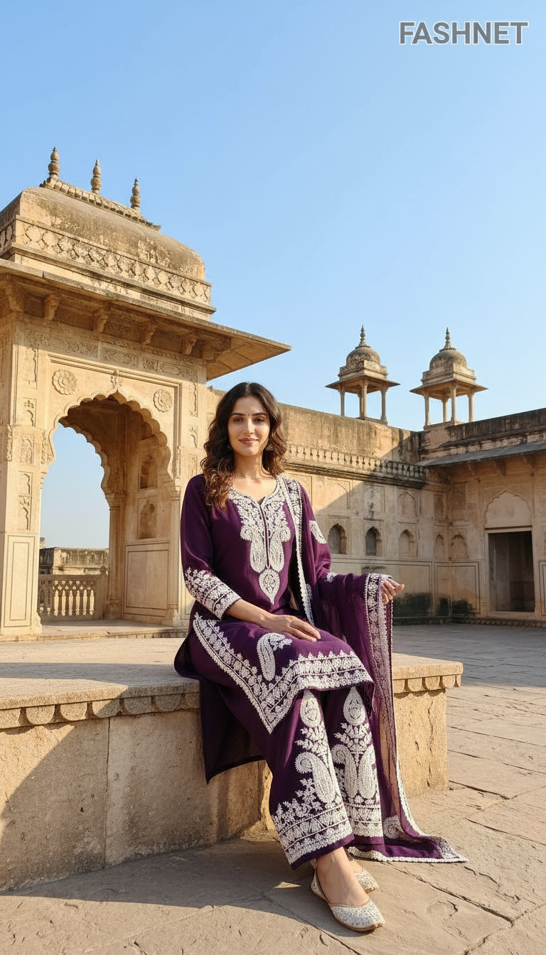 Fashnet Womens Kurta Set Pk04 view 4