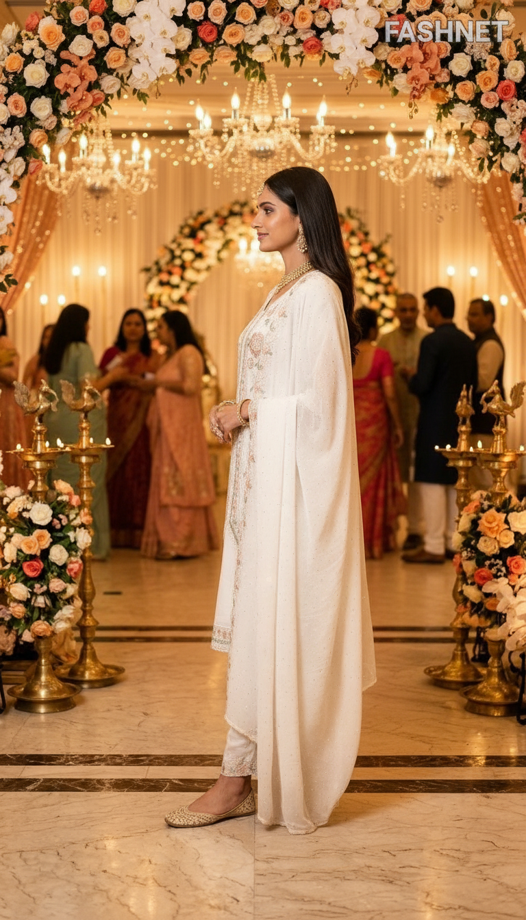 FashNet Embroidered Kurta Set Pk01 view 2