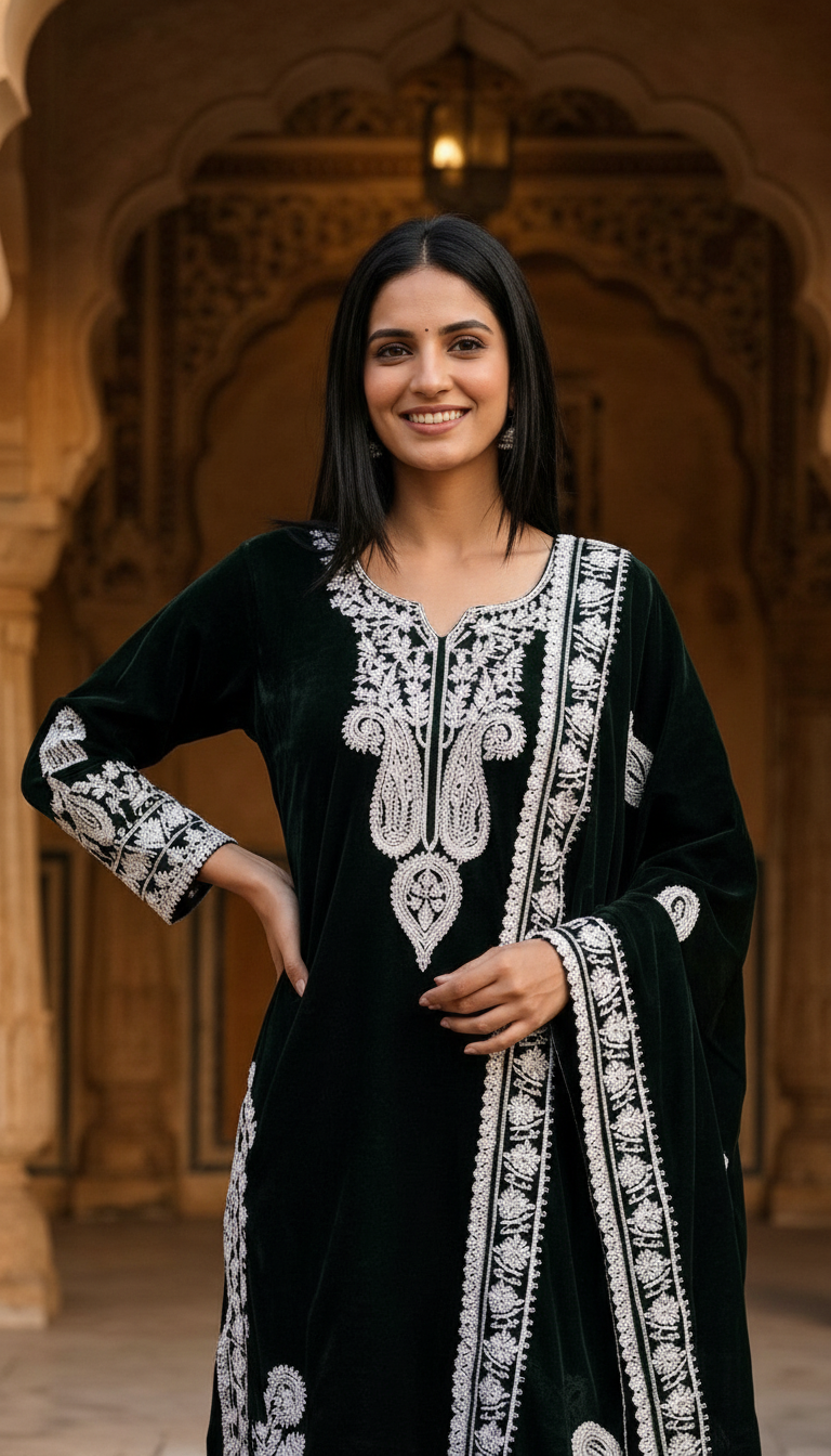 Fashnet Embroidered Salwar Suit Pk02 view 3
