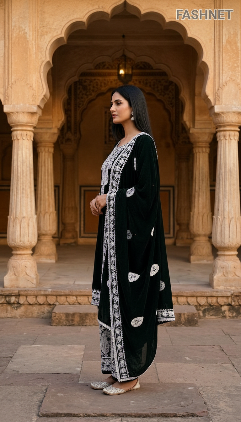 Fashnet Embroidered Salwar Suit Pk02 view 2
