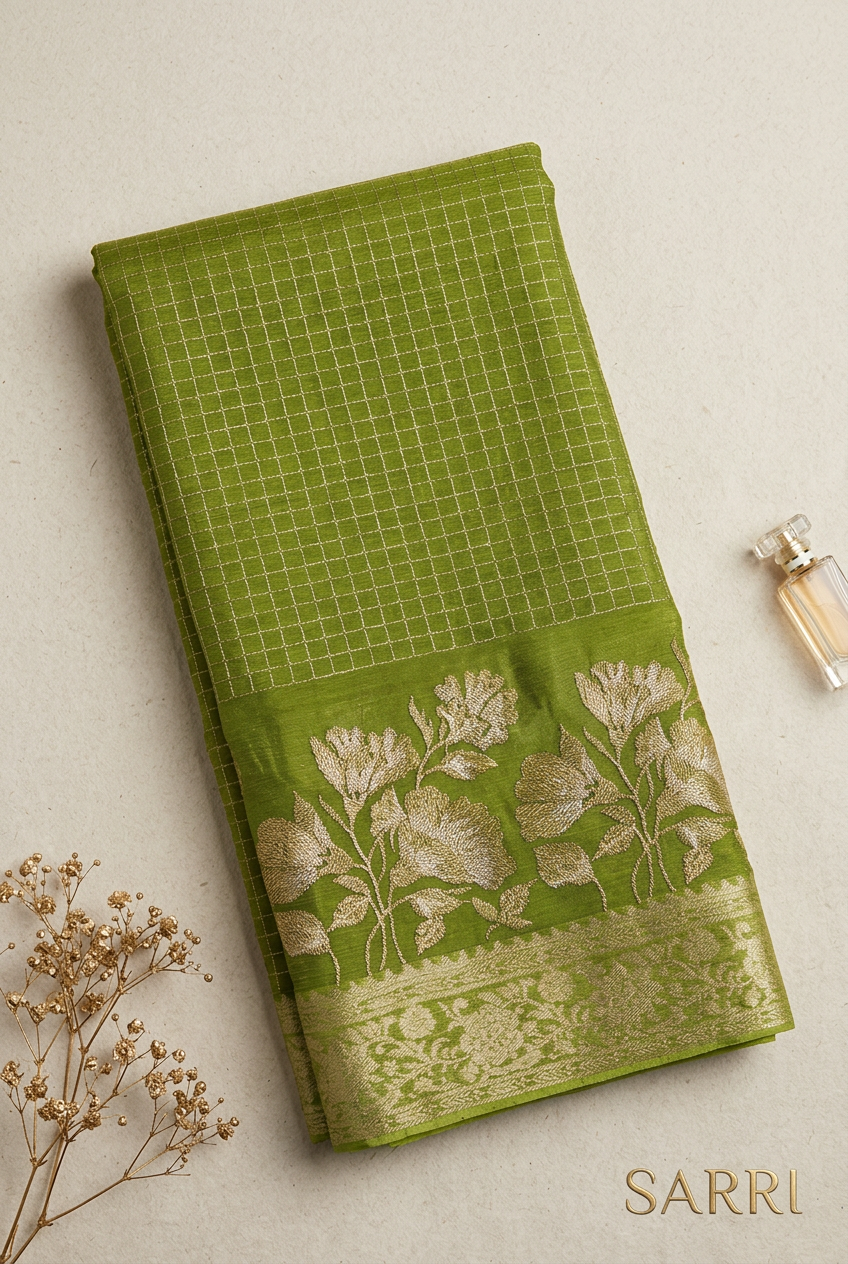 Green Silk Saree