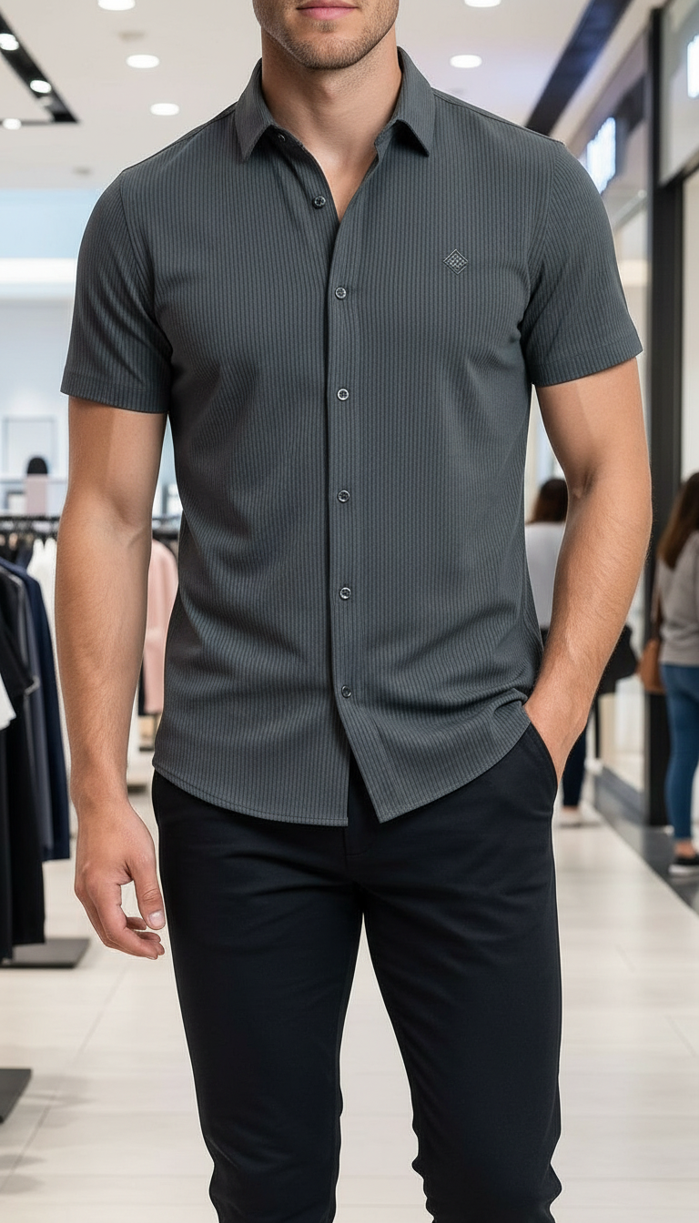 Style-6806 Casual Mens Shirt view 2