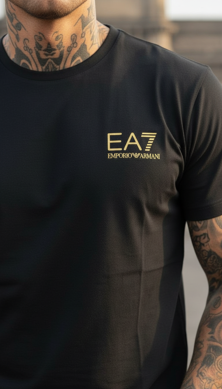 Imported T-shirt Black view 2