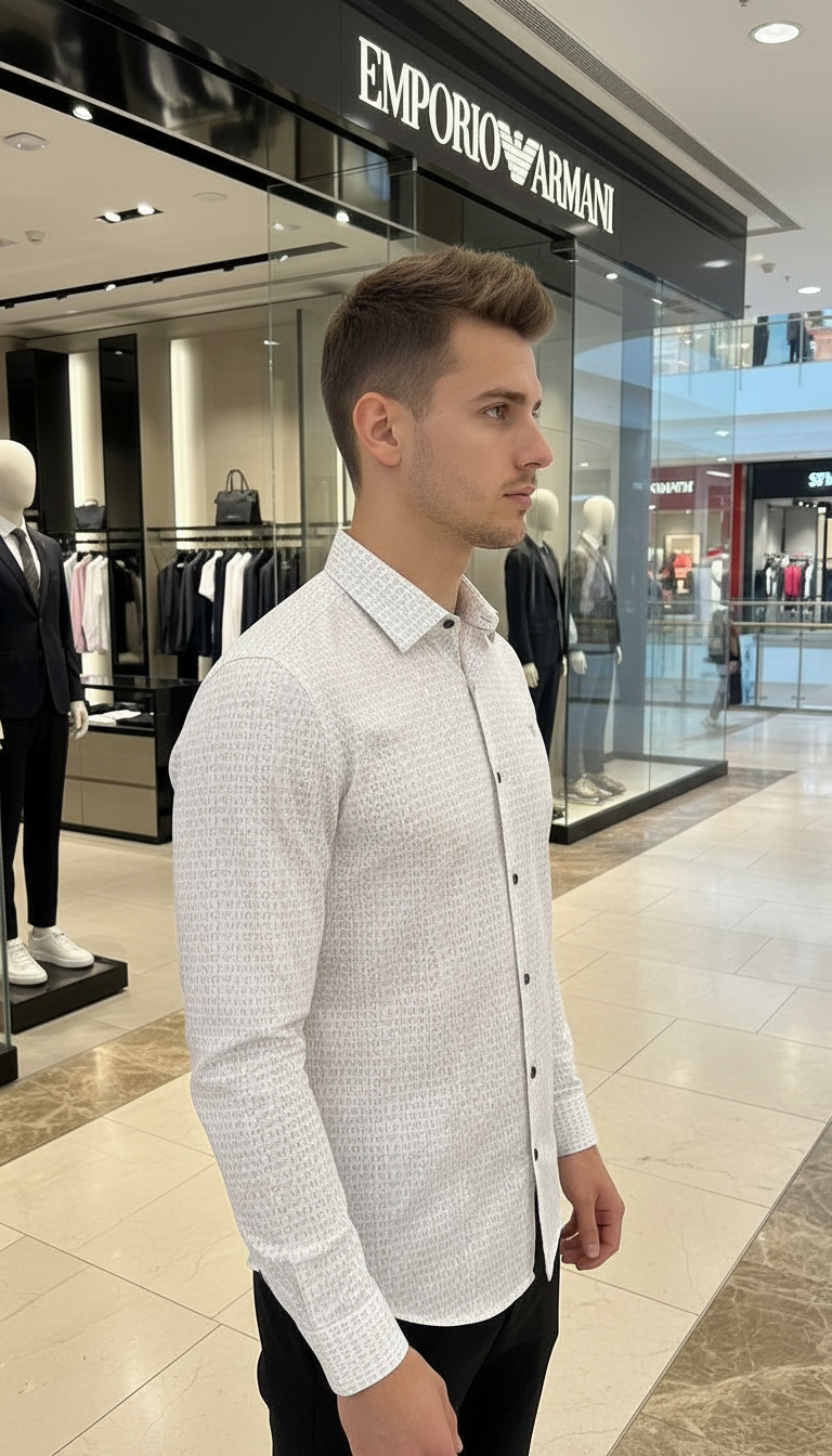 Style-8506-Printed Shirt view 3