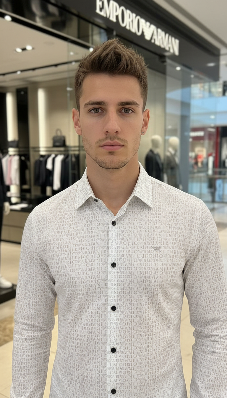 Style-8506-Printed Shirt view 2