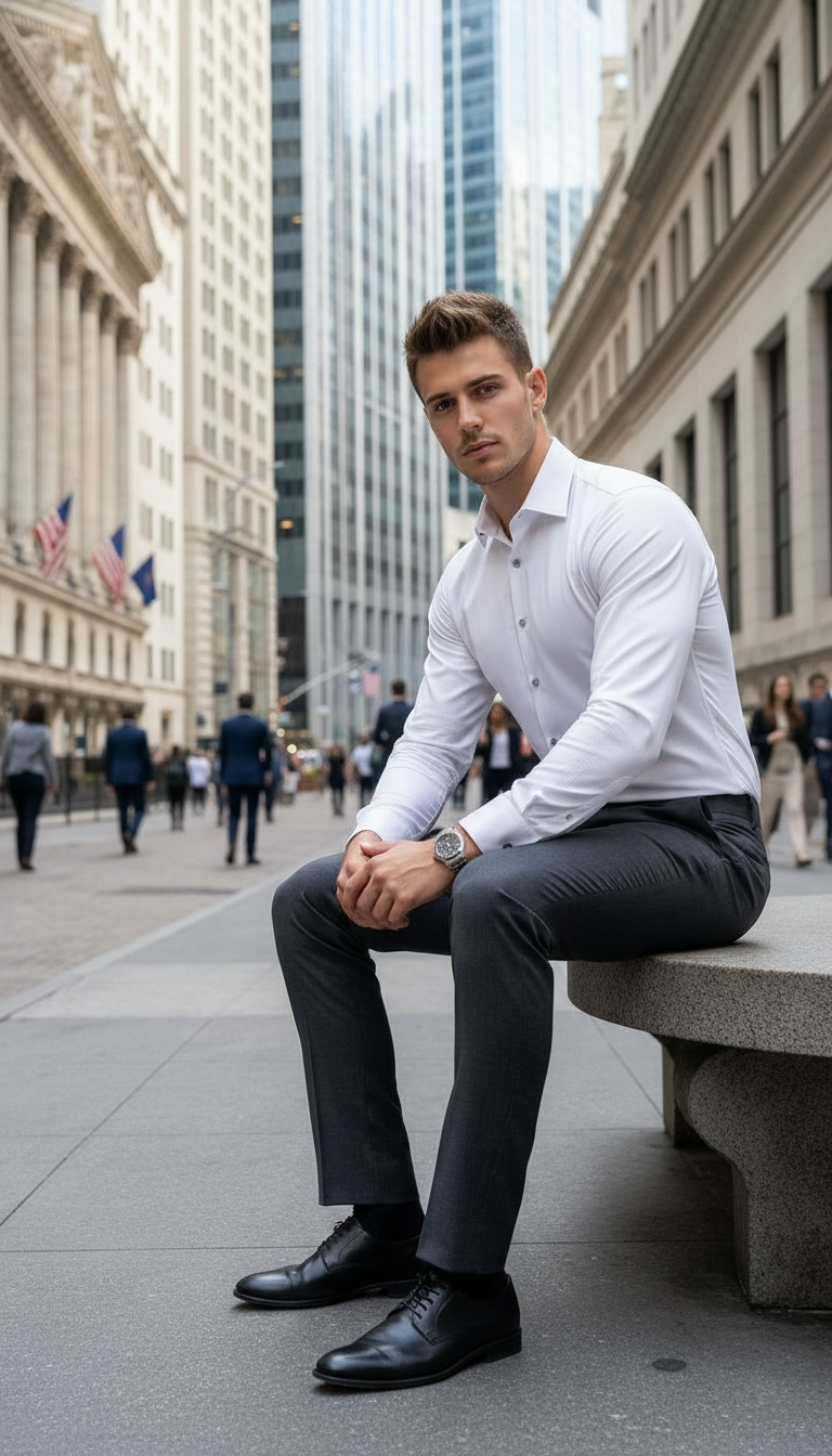 Style-1073-Classic White  Shirt view 4
