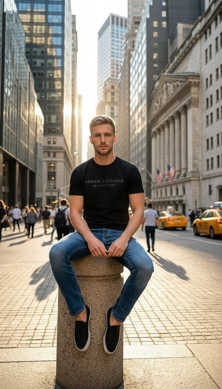 Imported Black T-shirt view 4
