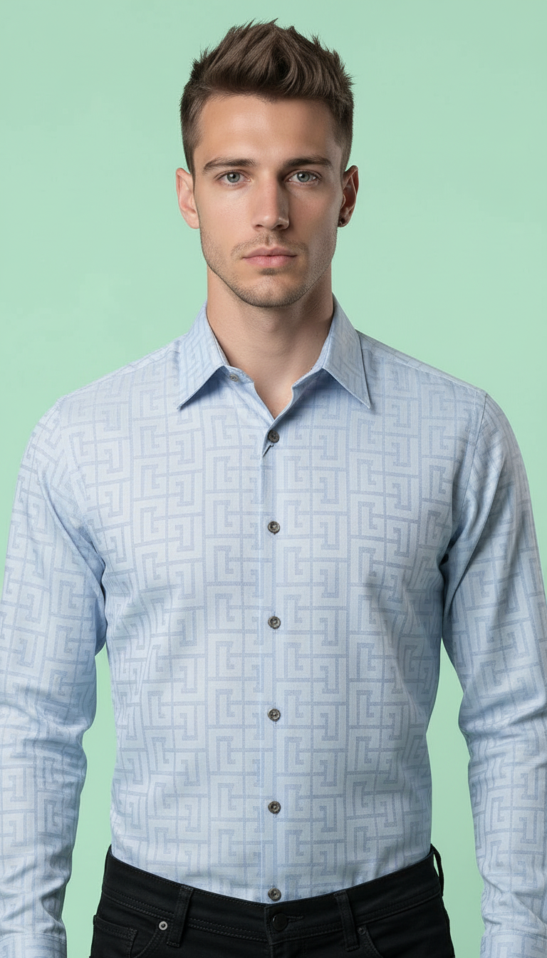 Style-26473-Aditorial Long Sleeve Shirt view 2