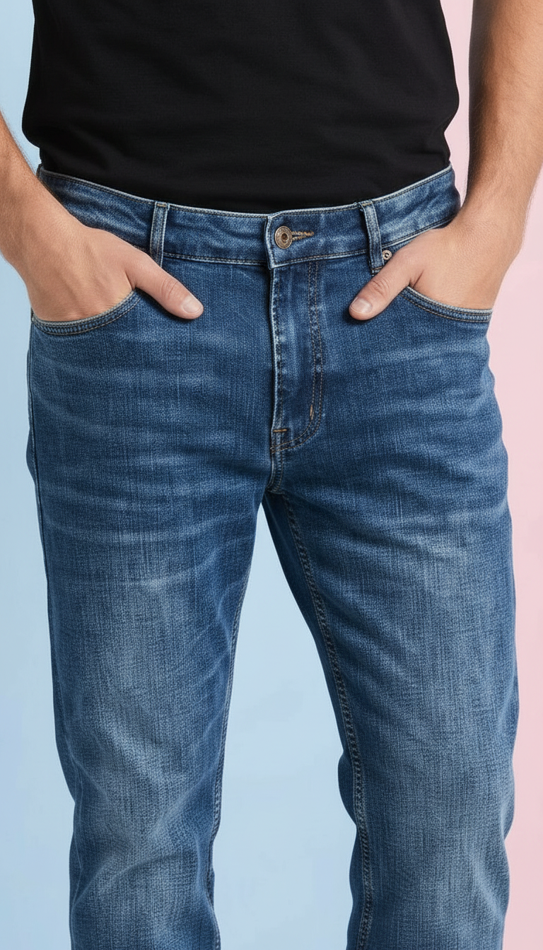Style-9963 Blue Jeans Slimfit view 2