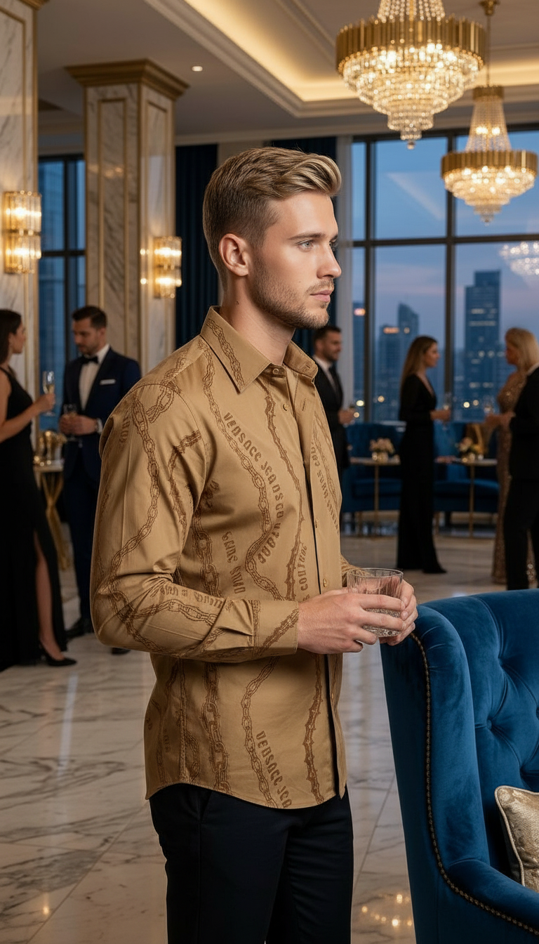 Style-24396-Imported Couture Mens Shirt view 3
