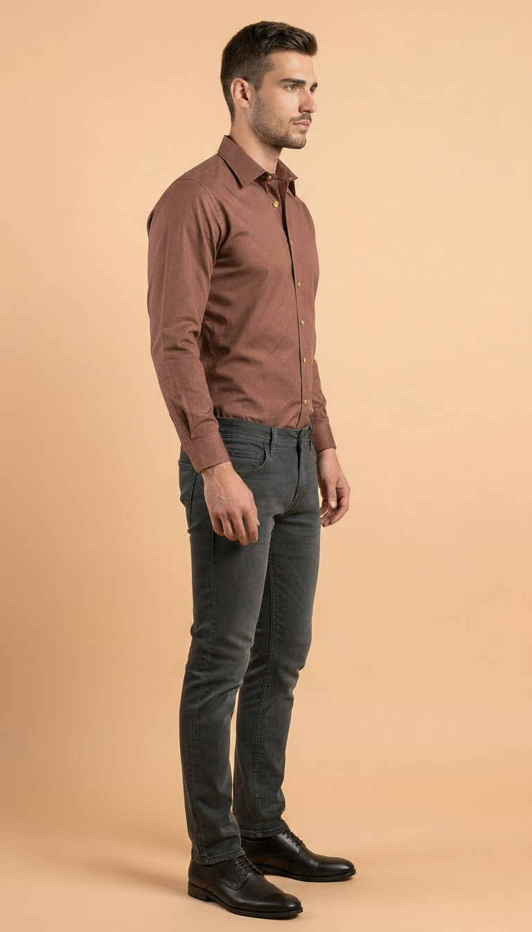 Style-25446-Mens Classic Dress Shirt view 3