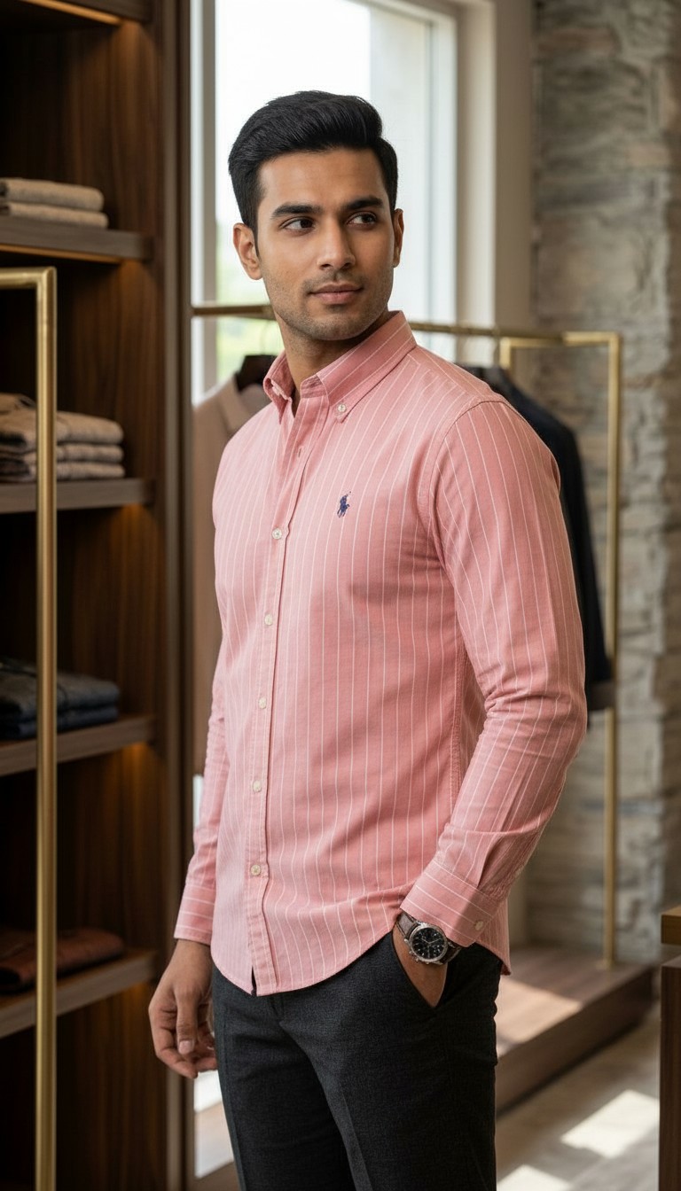 Style-2801-Striped Shirt view 3