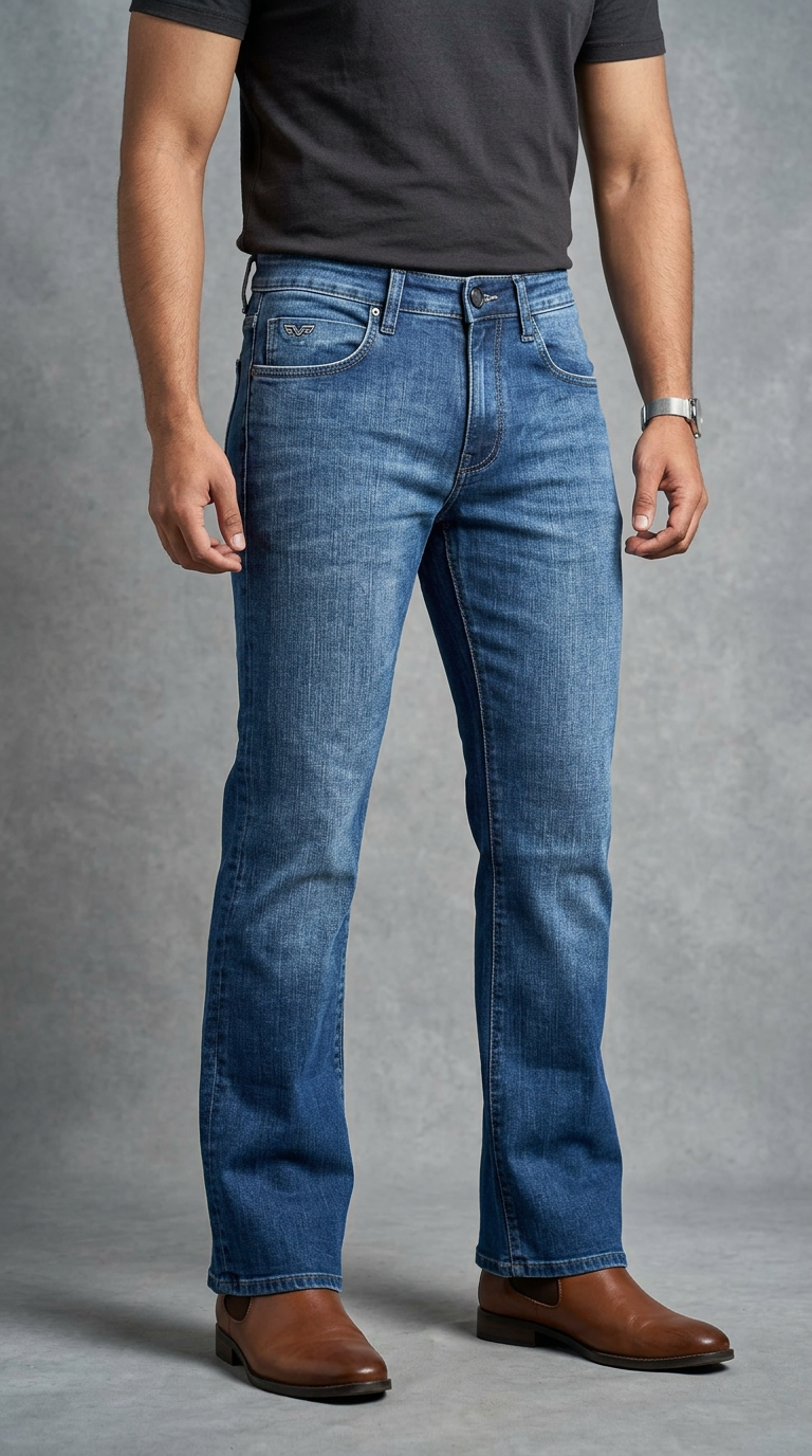 Style-3131-Bootcut Jeans view 4