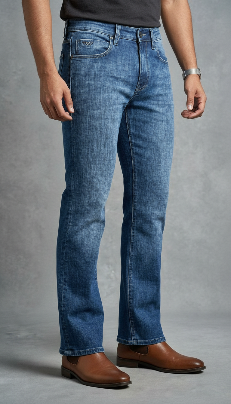 Style-3131-Bootcut Jeans view 2