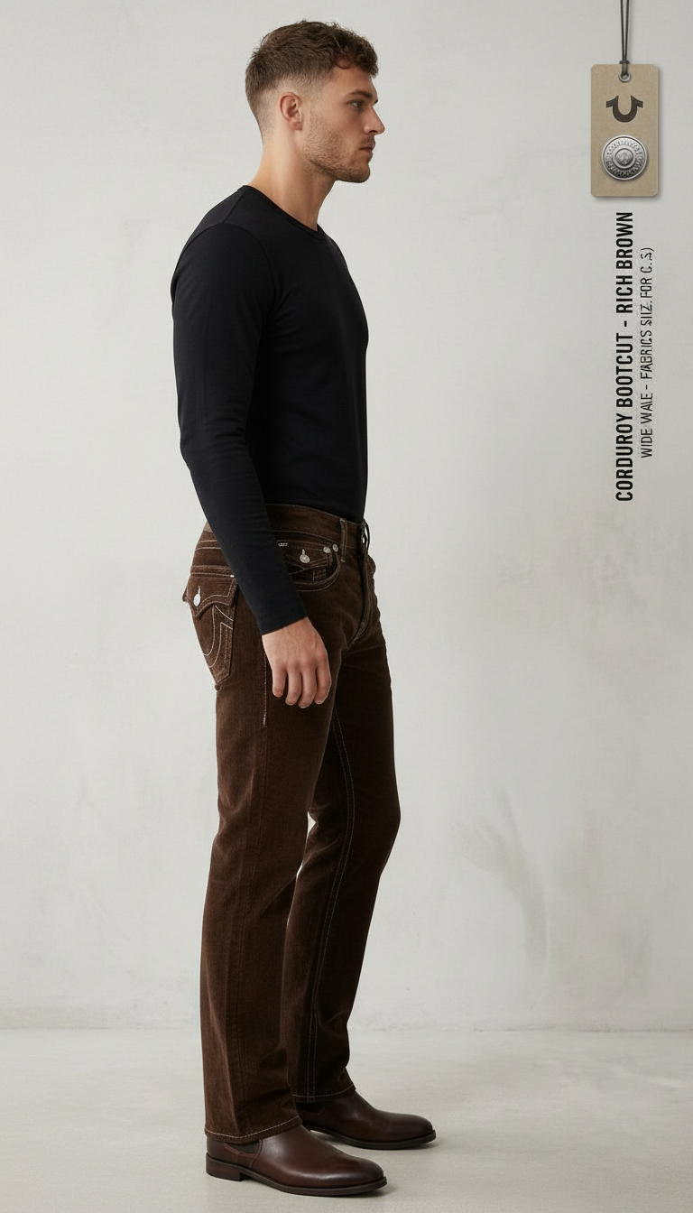 Corduroy Bootcut Pants view 5