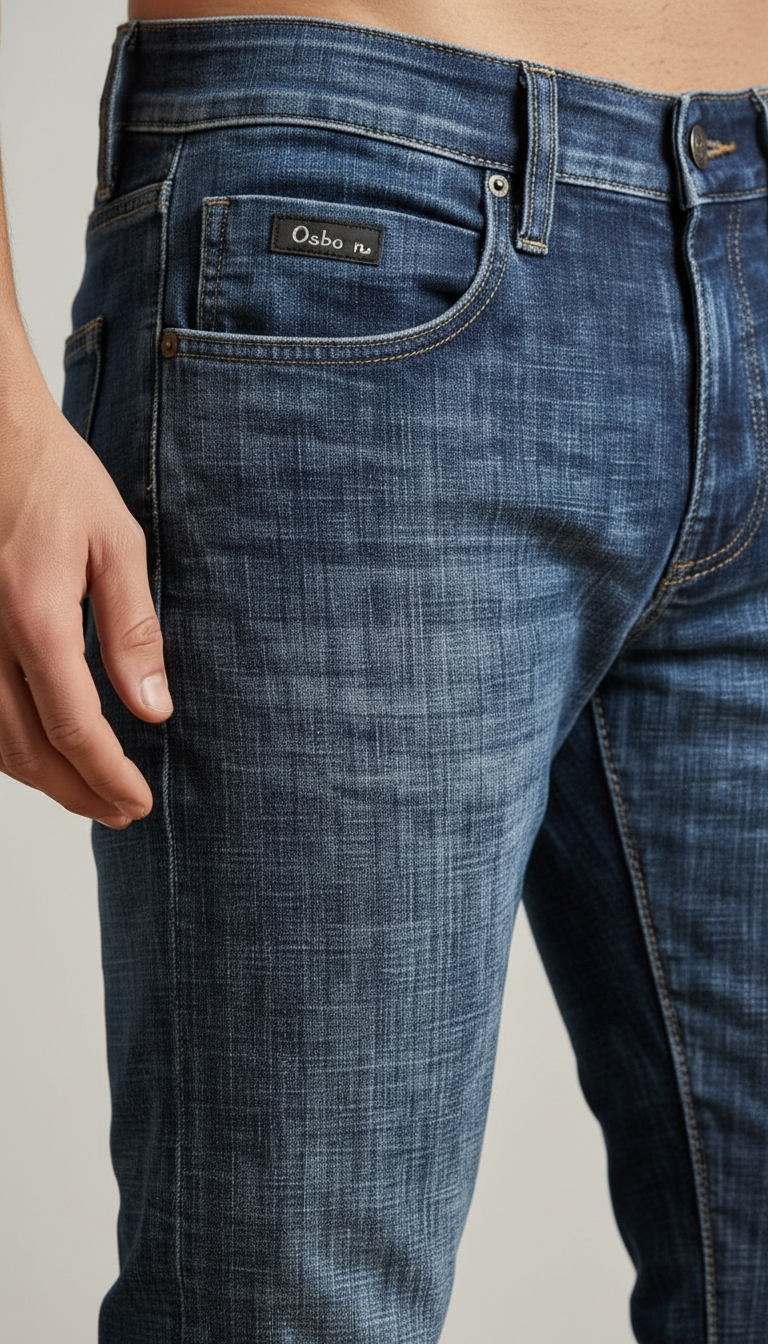 Style-2785-BootCut Denim Jeans view 2