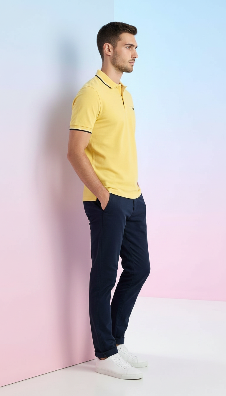 Style-S508- Mens Polo T-Shirts view 3