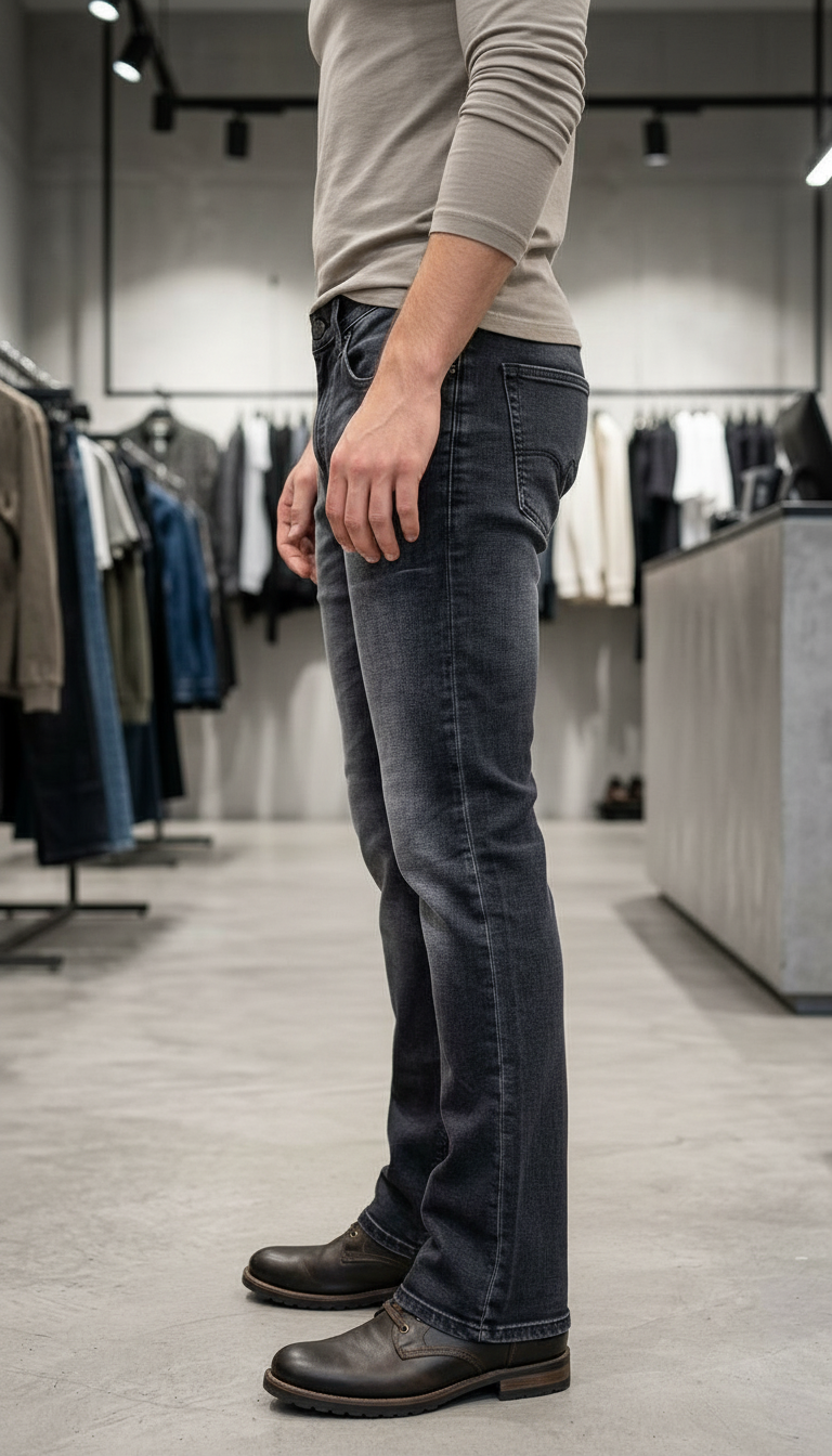 Style-2840-Bootcut Jeans view 2