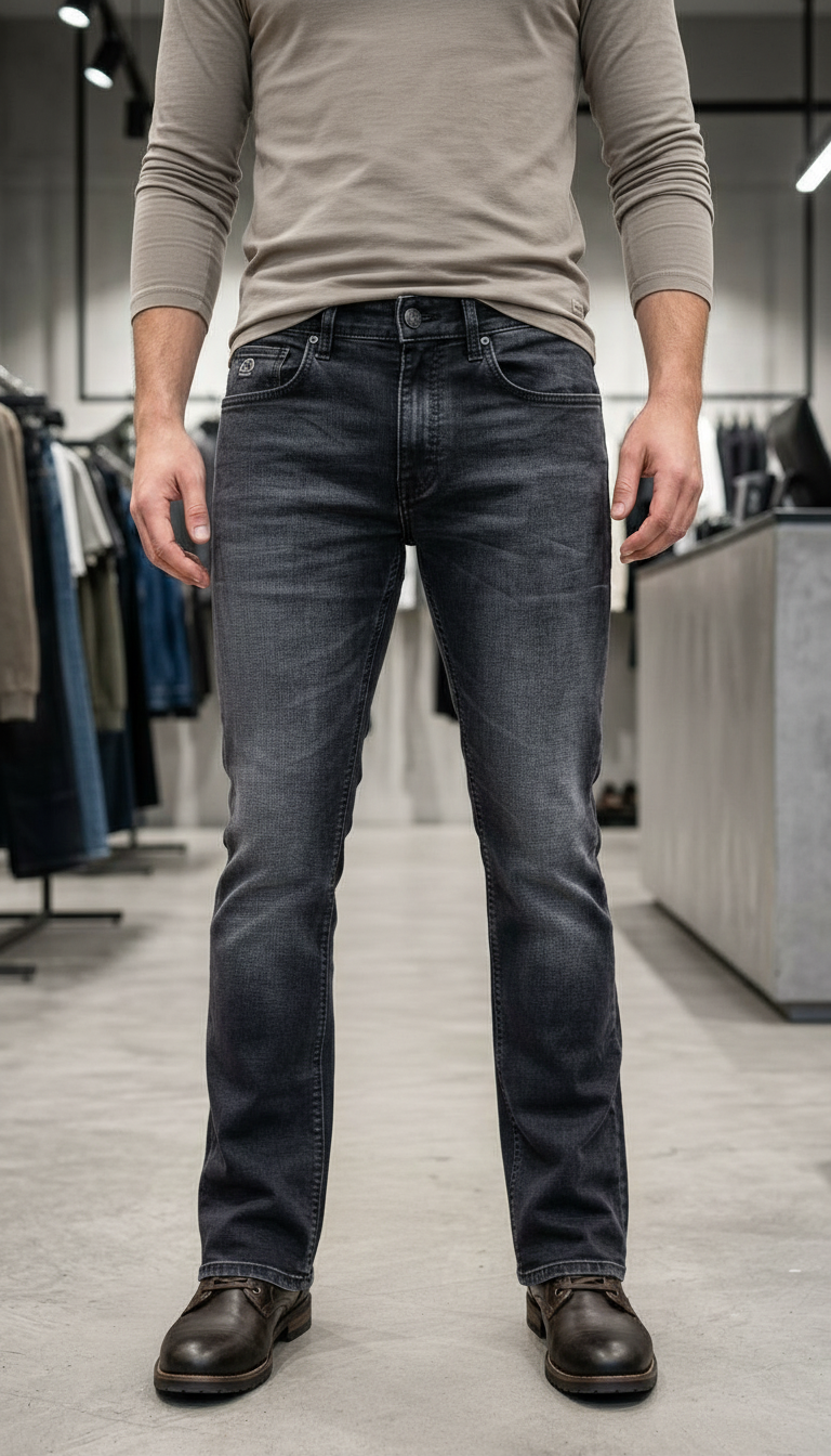Style-2840-Bootcut Jeans view 3