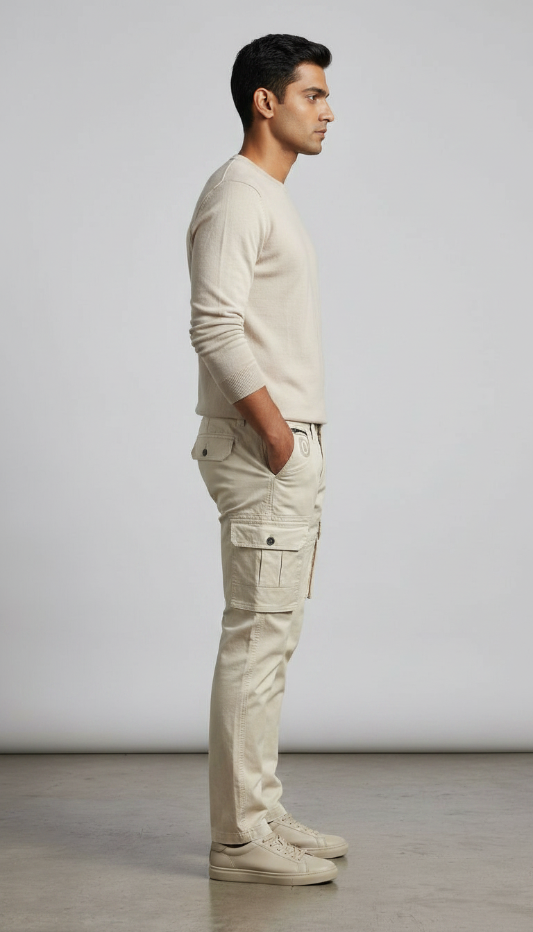 Style-G1562-Men's Cargo view 2