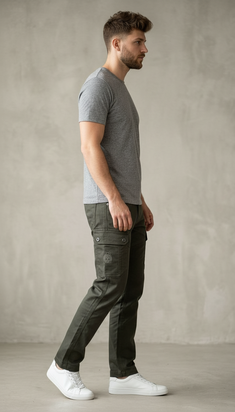 Style-G2346-Green Cargo view 2