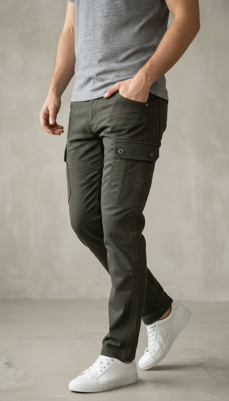 Style-G2346-Green Cargo view 3
