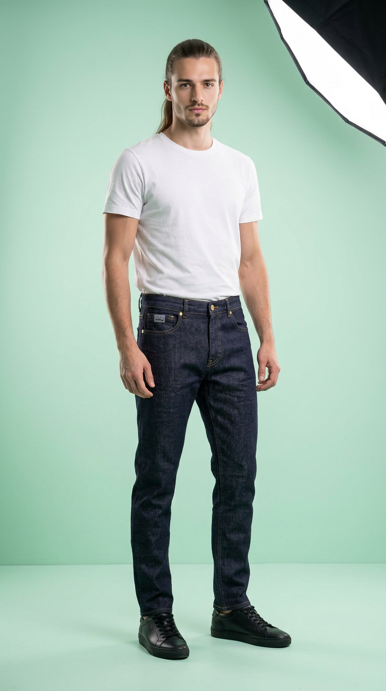 Classic Denim Jeans view 4