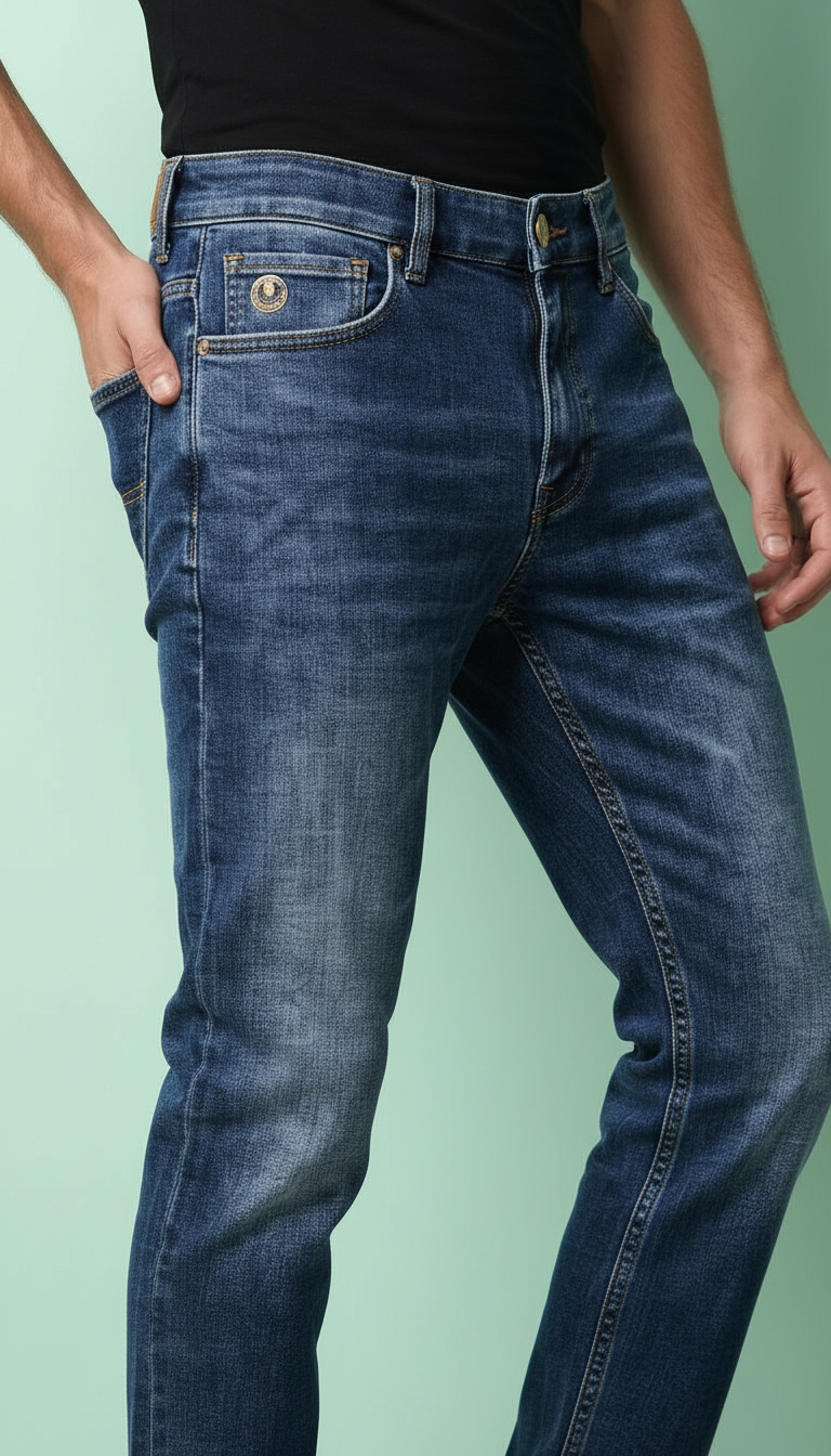 Style-LV698-Blue Jeans Slim fit view 2