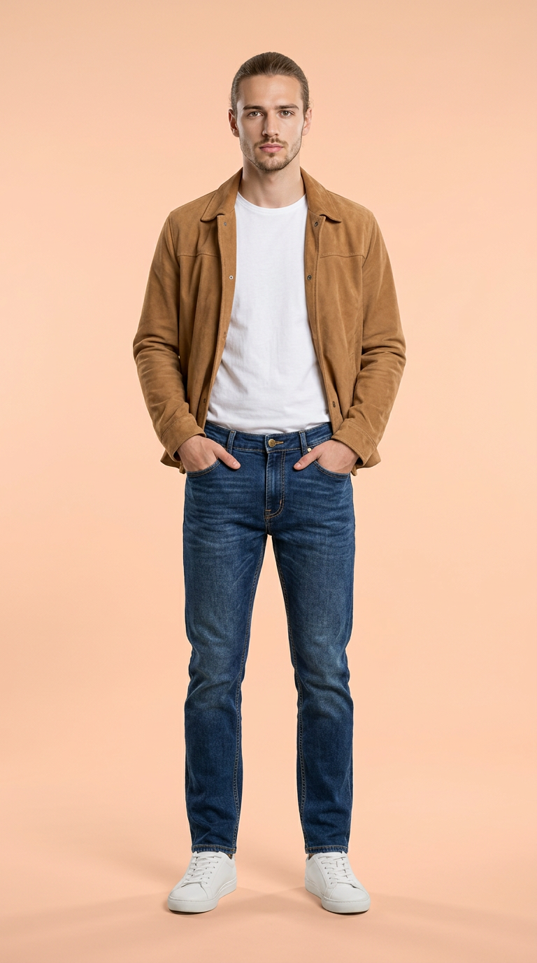 Style-LV54-Classic Blue Denim Slim fit