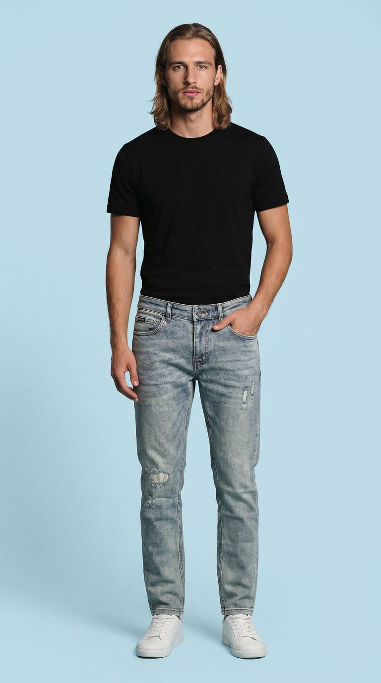 Style-9931-SD&G Slimfit Denim Jeans