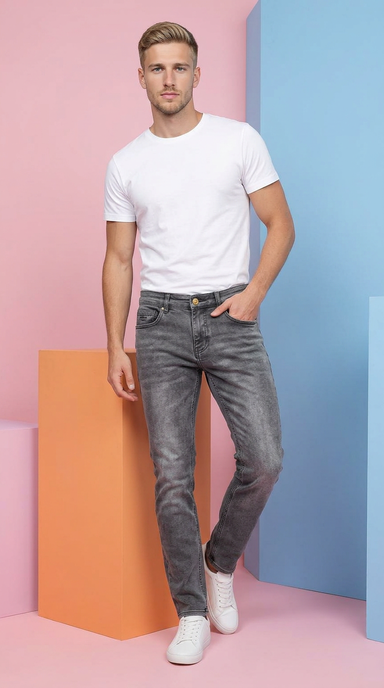 Style-9912 Slim-fit Jean's