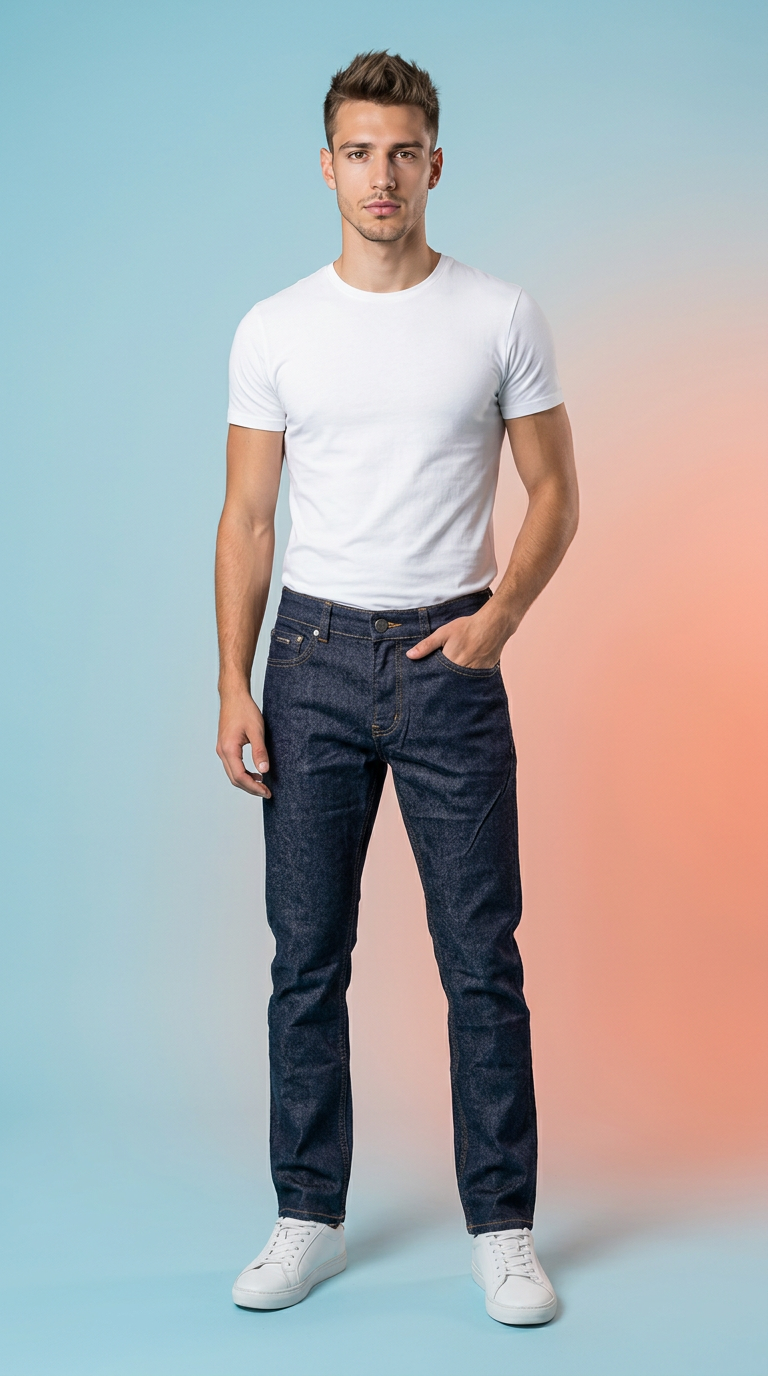Style-8553 Slim fit Jeans