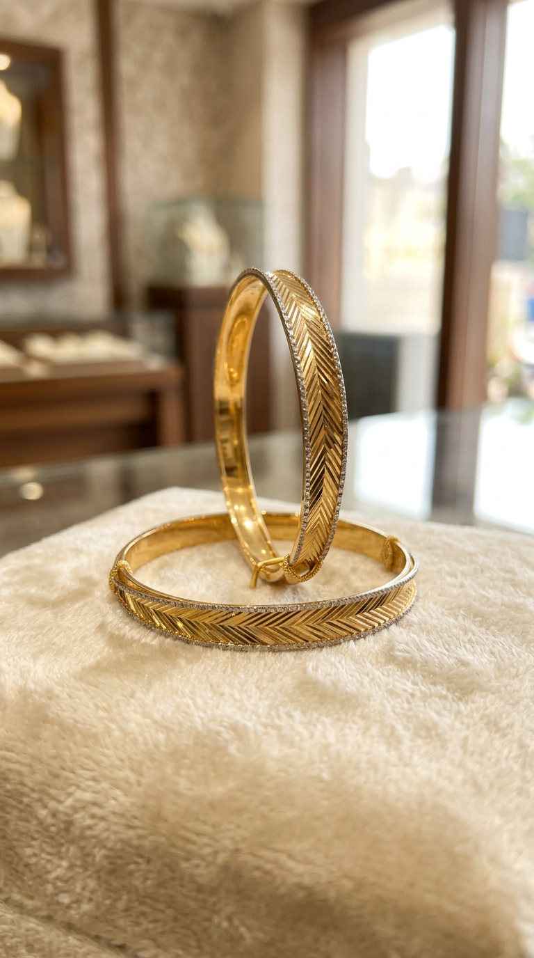 Gold Plated Bangles view 2