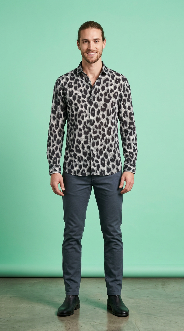 Leopard Print Shirt view 7