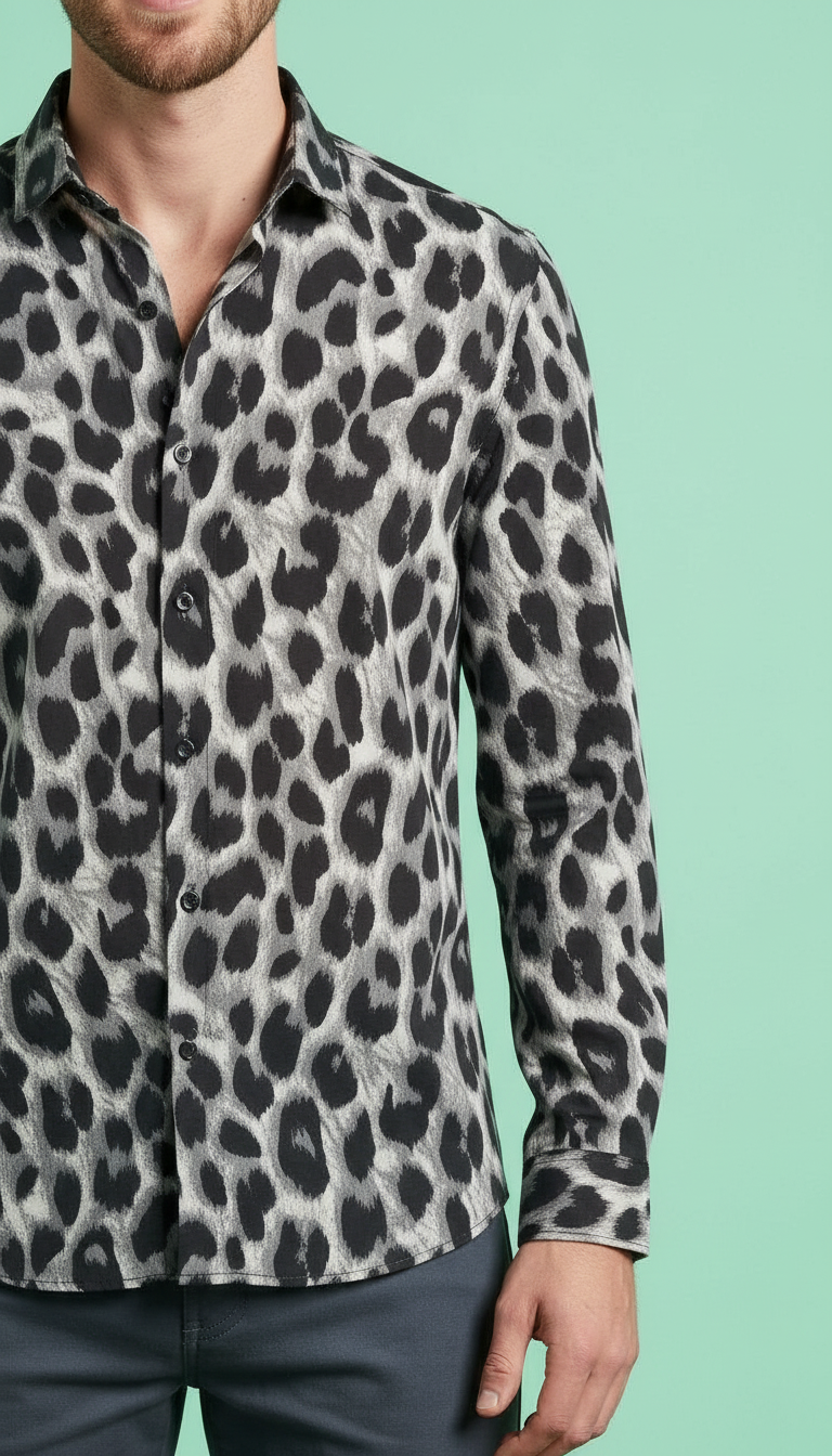 Leopard Print Shirt view 4