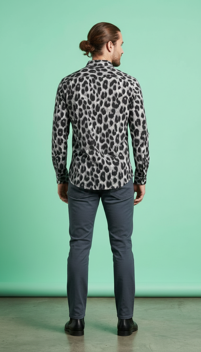 Leopard Print Shirt view 3