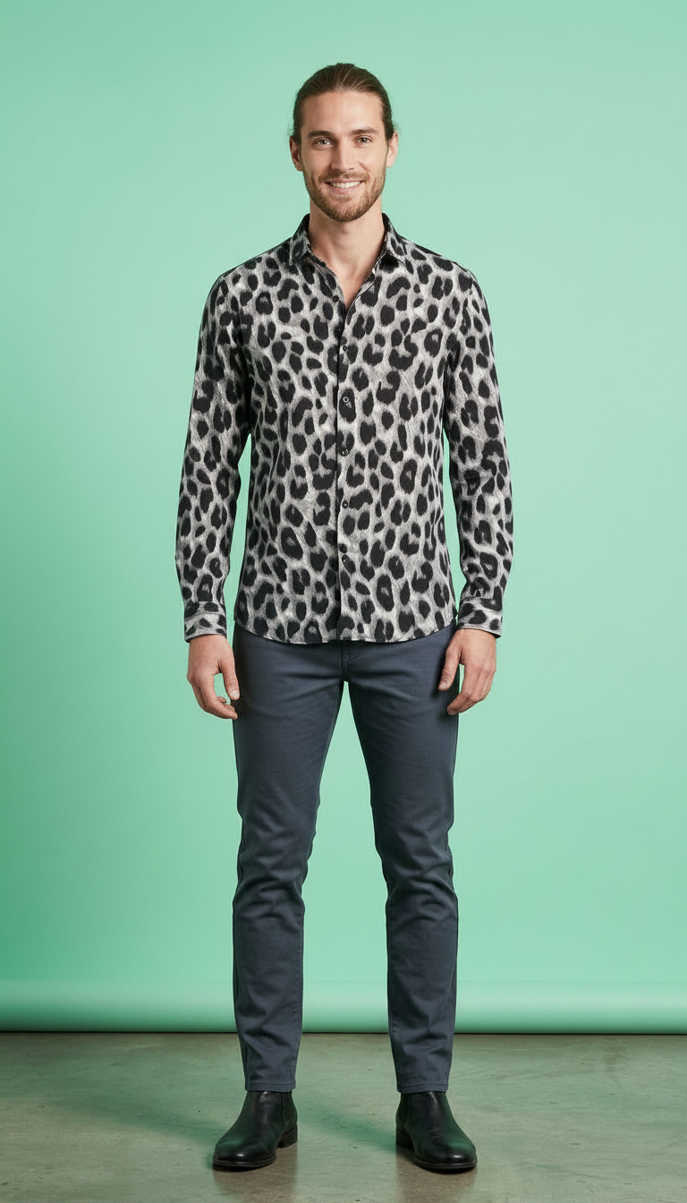 Leopard Print Shirt view 5