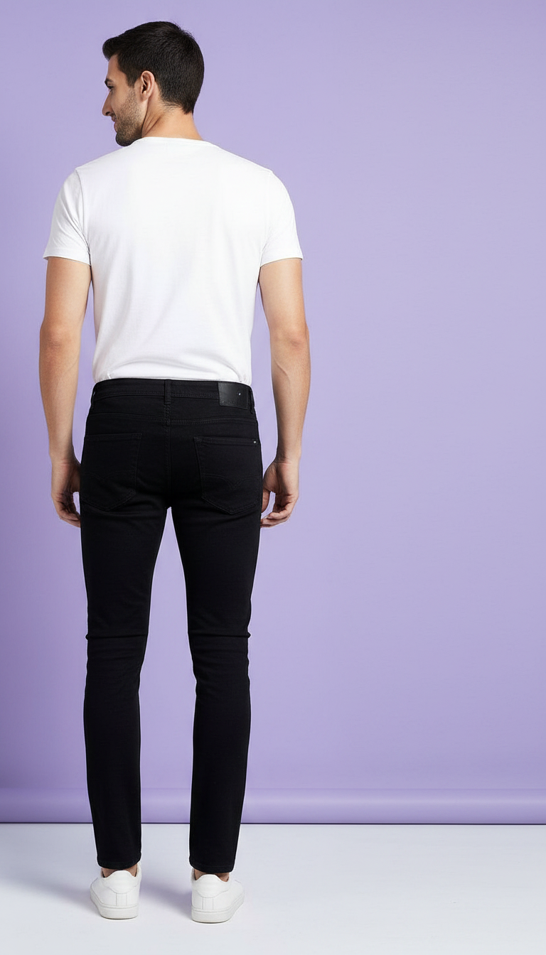 Spatter Denim Jeans view 4