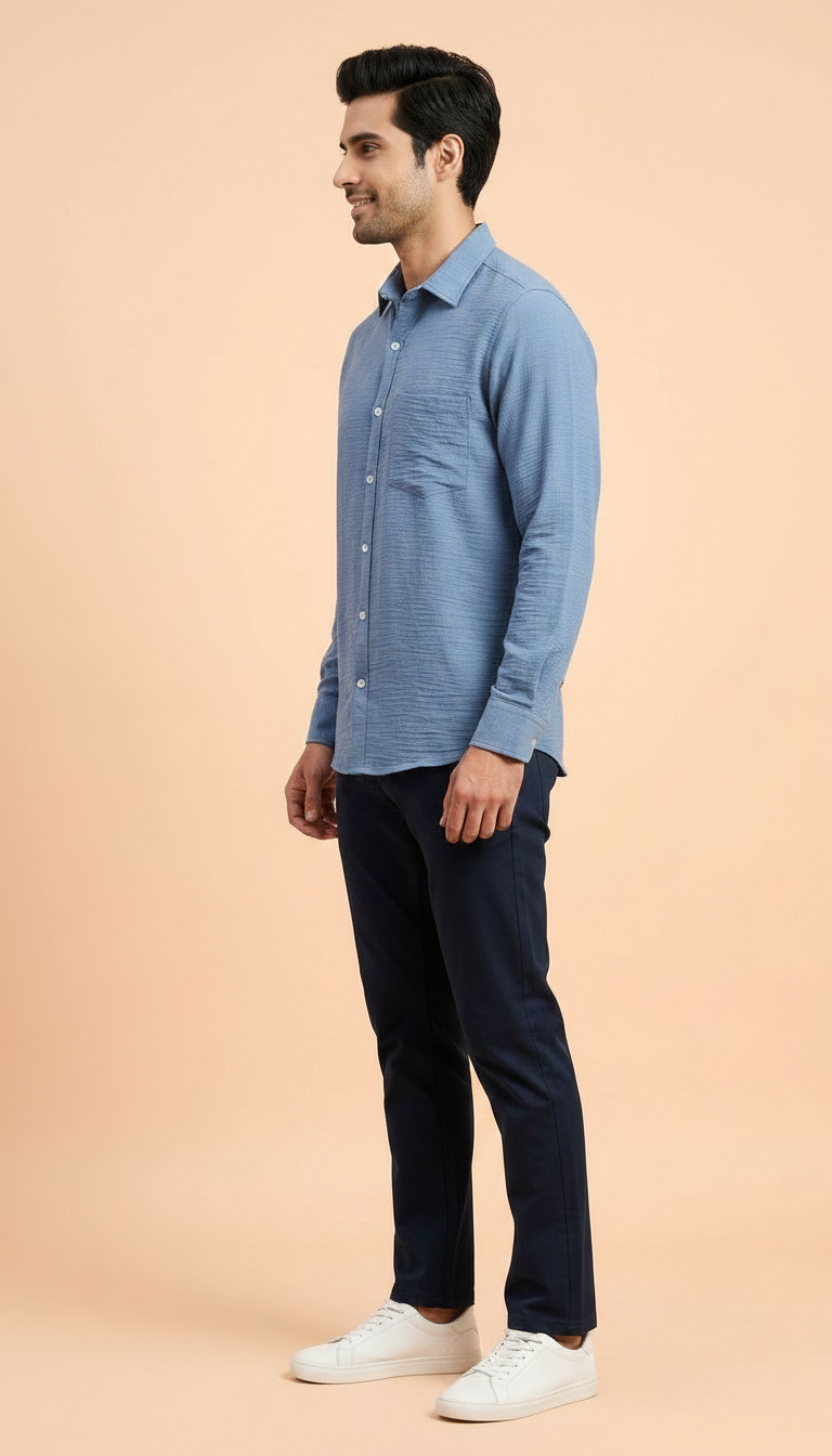 Blue Mens Shirt