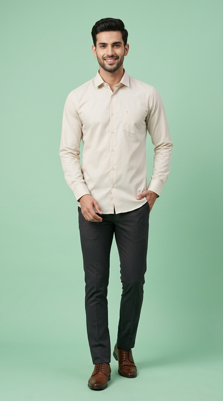 Classic Beige Shirt view 5