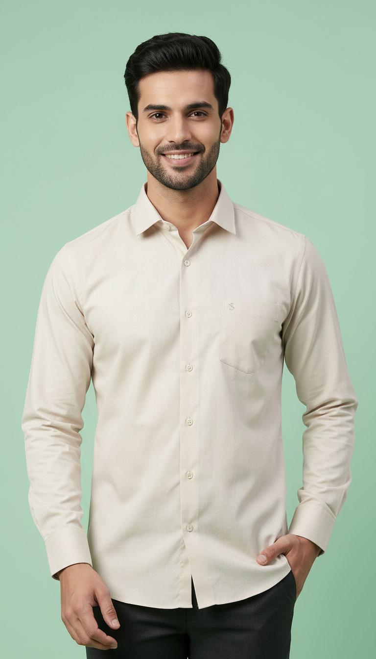 Classic Beige Shirt view 2