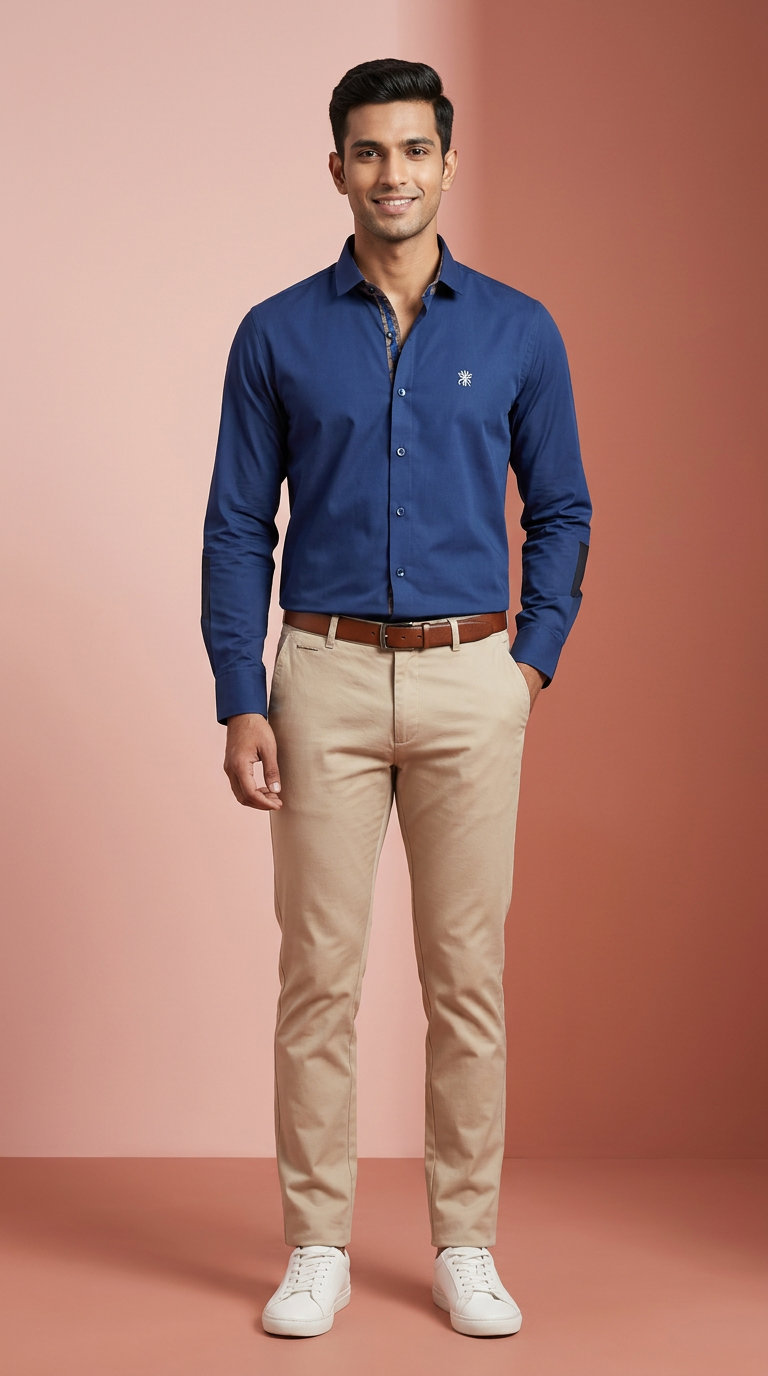 SPATTER Navy Shirt view 6