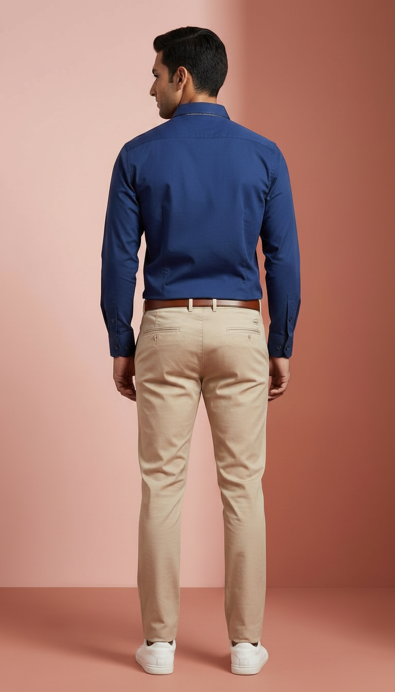 SPATTER Navy Shirt view 4