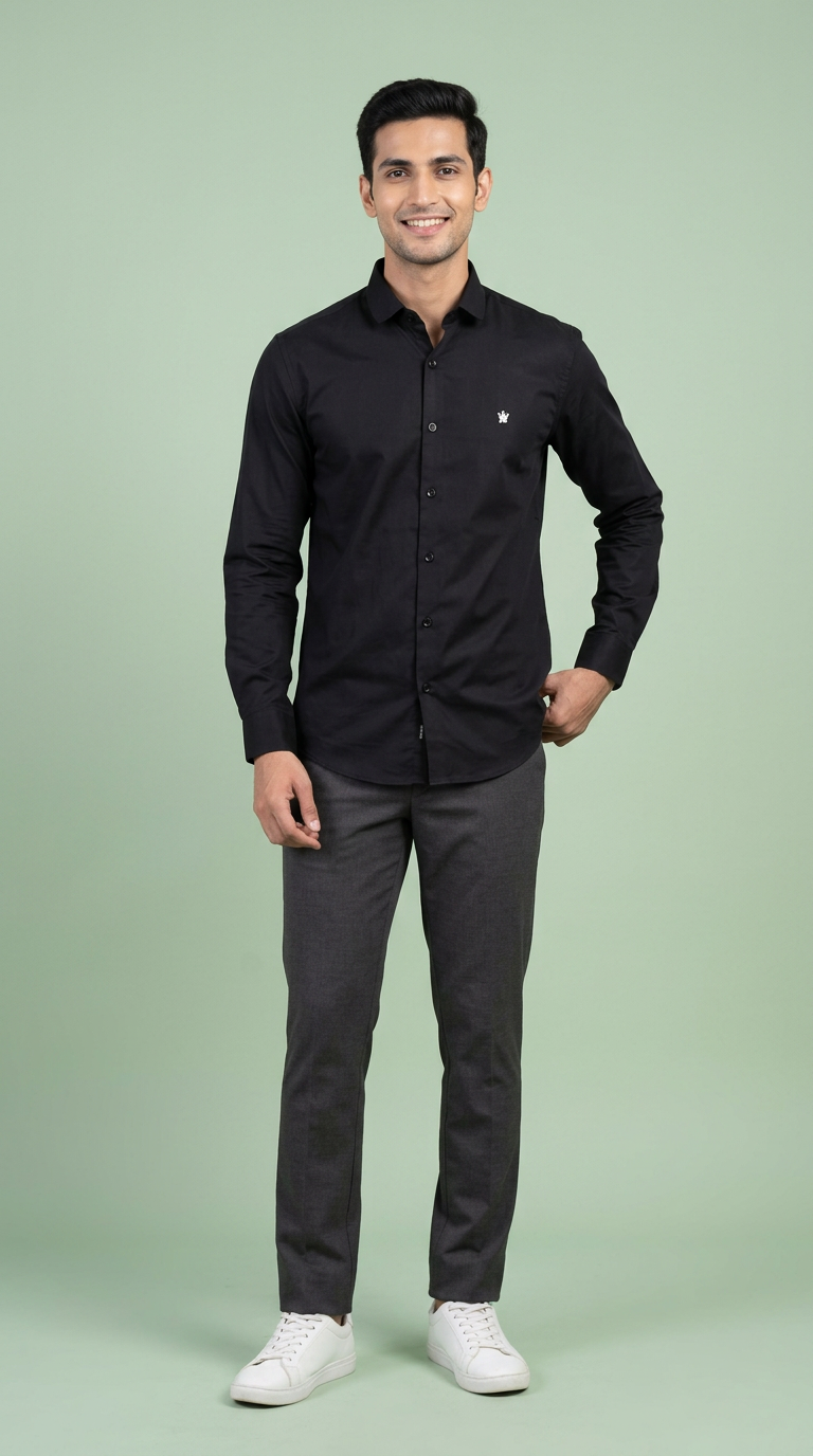Black Formal Shirt view 5