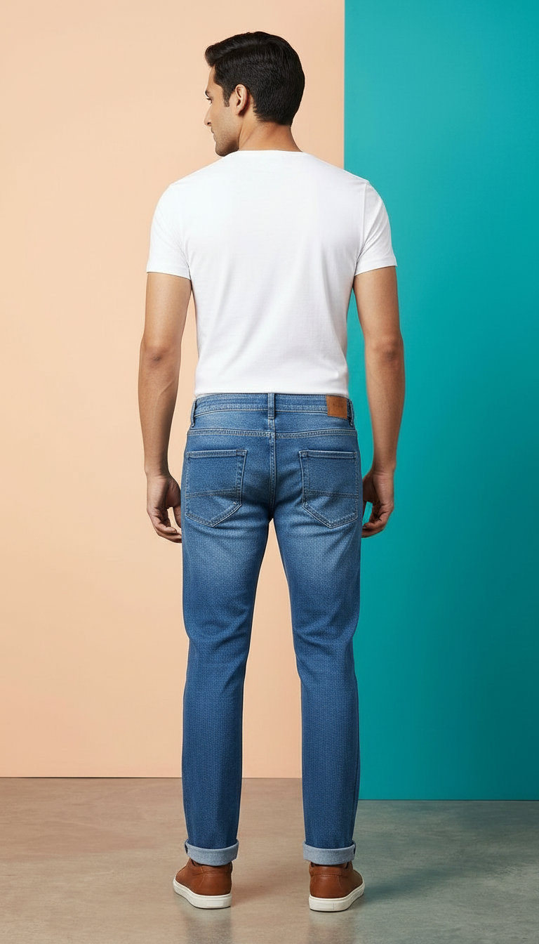 Boot Cut Denim Jeans view 2