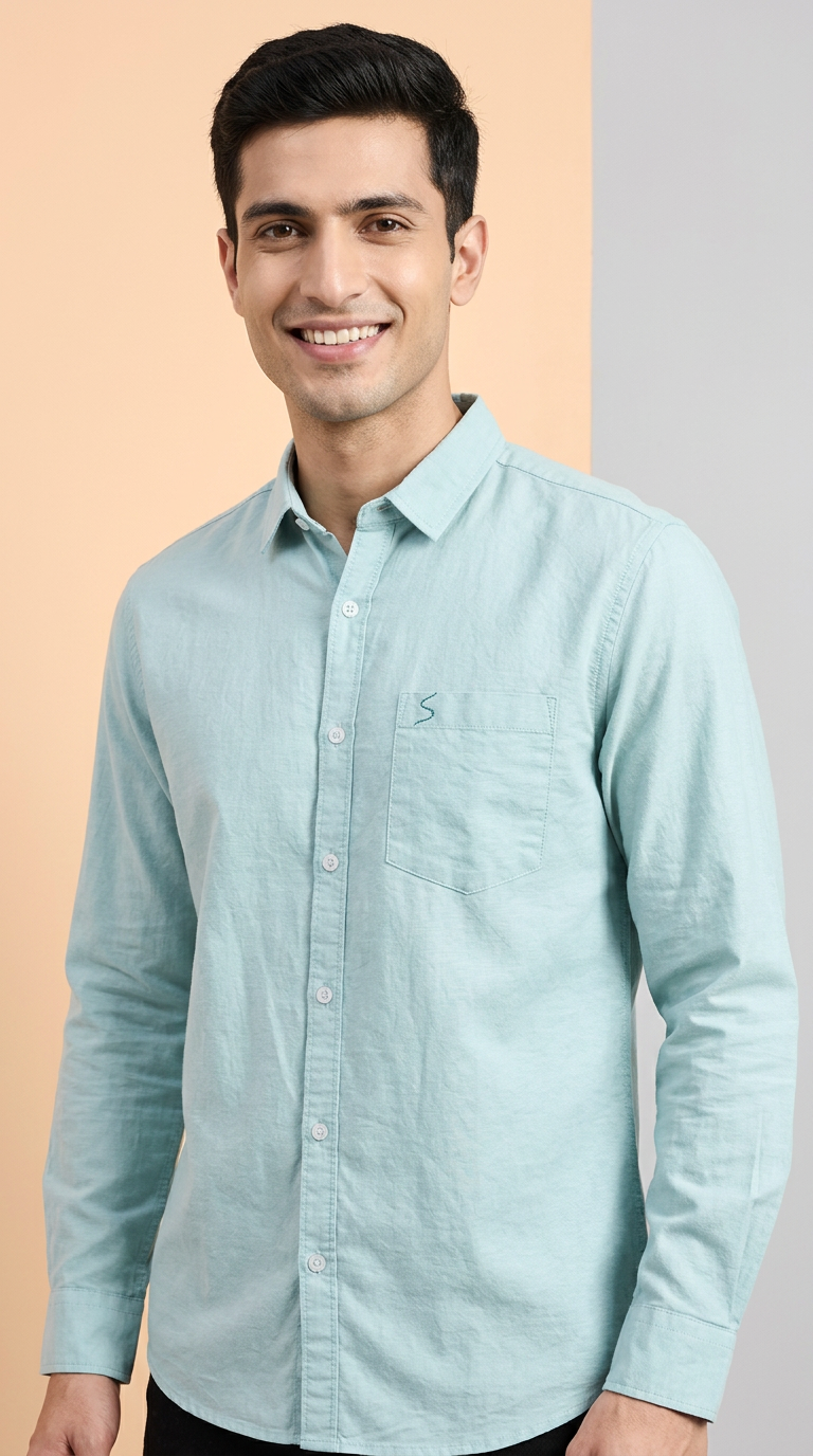 Mint Green Shirt view 4