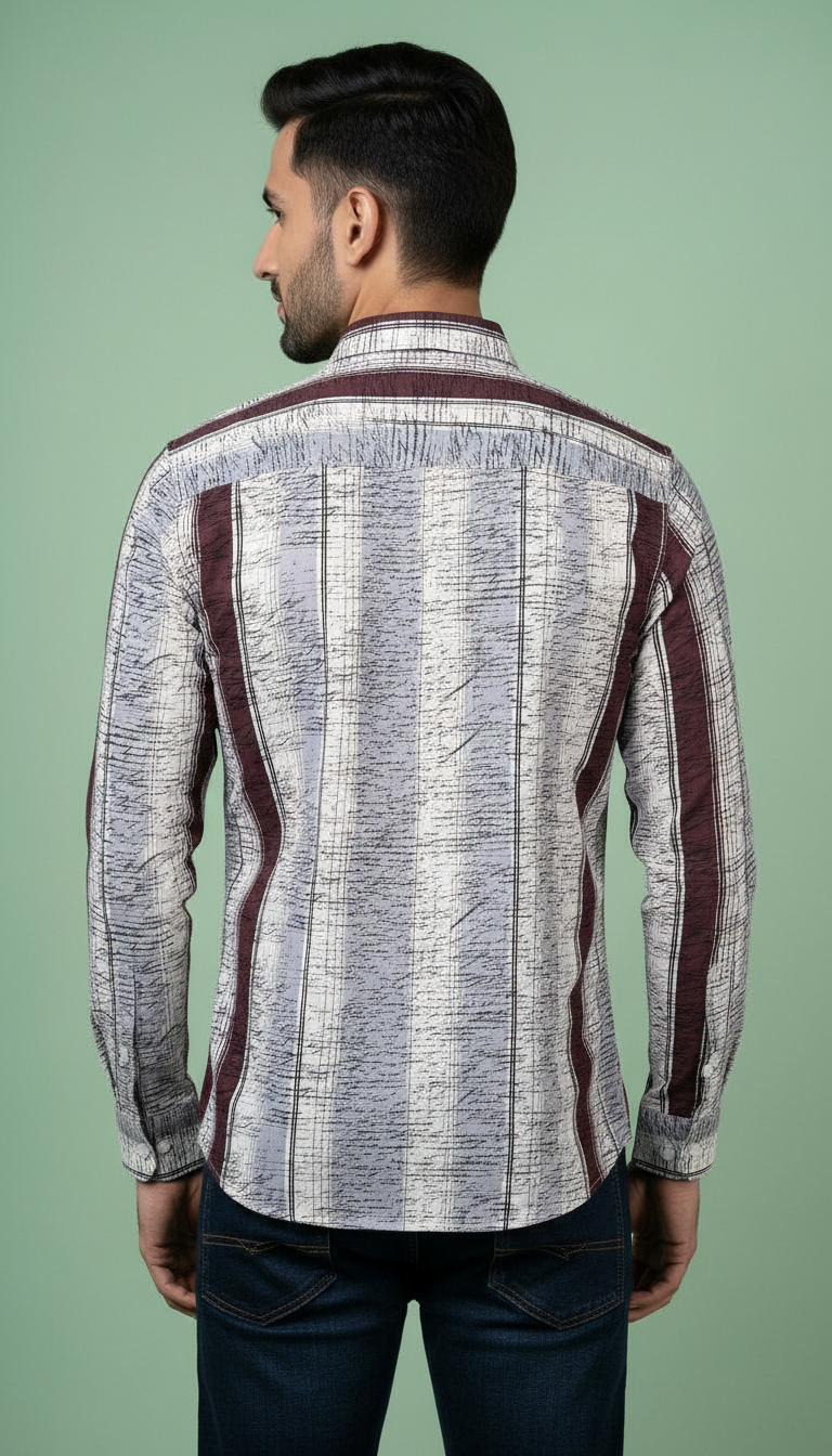 Patterned Mens Shirt view 2