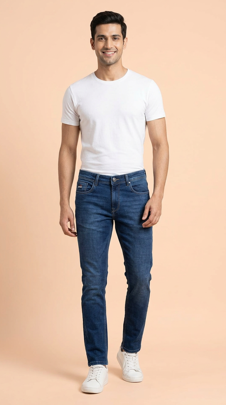 Classic Denim Jeans view 4