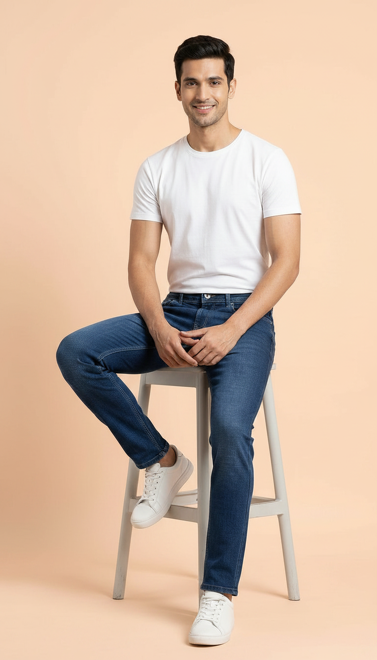 Classic Denim Jeans view 3