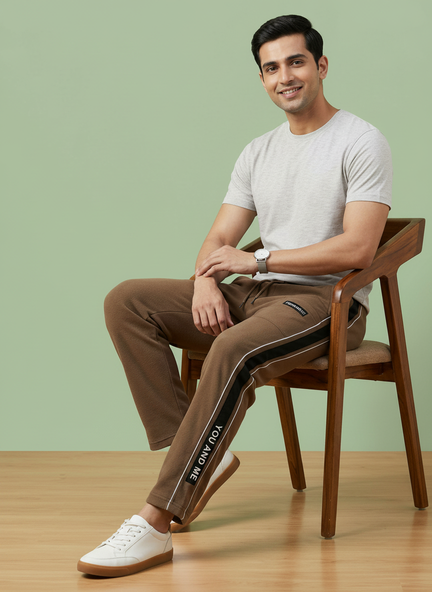 Cofee Brown Casual Lower view 7